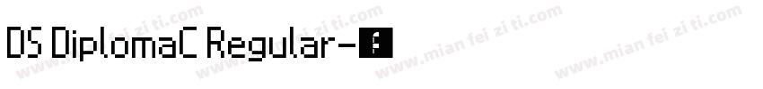 DS DiplomaC Regular字体转换